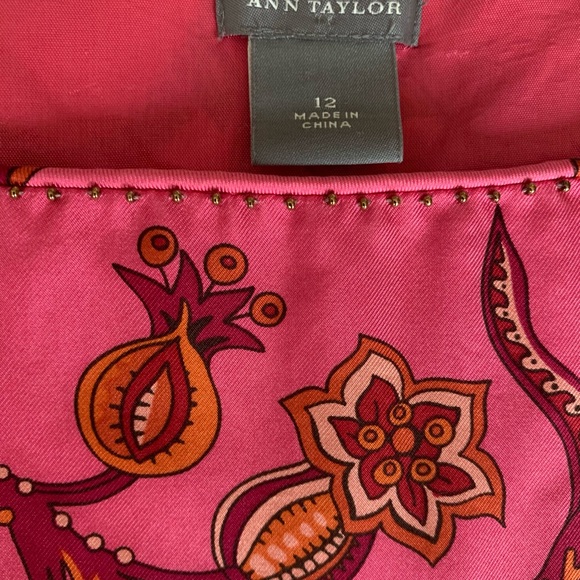 Ann Taylor 100% Silk size 12 sundress - Picture 2 of 4